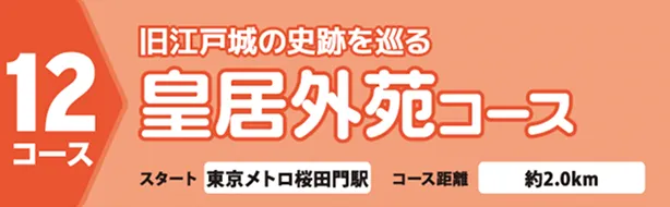 旧江戸城の史跡を巡る皇居外苑コース